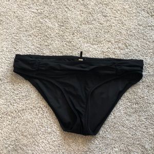 Black j crew glamour girl bikini bottom
